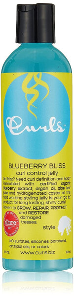 Curls Blueberry Bliss Control Jelly, 8 Ounce/236 ml by Curls