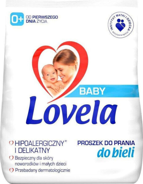 Lovela LOVELA_Baby hipoalergiczny proszek do prania ubranek niemowlęcych i dziecięcych do bieli 1,3kg