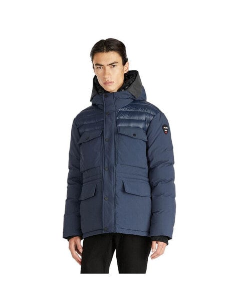 Men's Mikkel Mixed Media Parka with Detachable Inner Hood