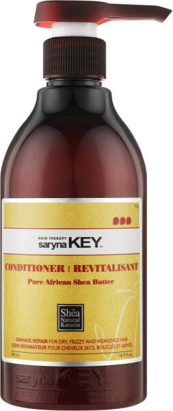 Erneuernde Intensivpflege für stark geschädigtes Haar - Saryna Key Pure African Shea Damage Repair Conditioner 500 ml