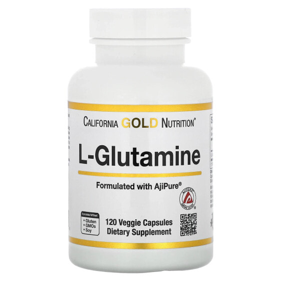 L-Glutamine, AjiPure, 120 Veggie Capsules