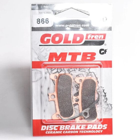 GOLDFREN GF-866 AD Formula Cura 4 Sintered Disc Brake Pads With Ceramic Treatment