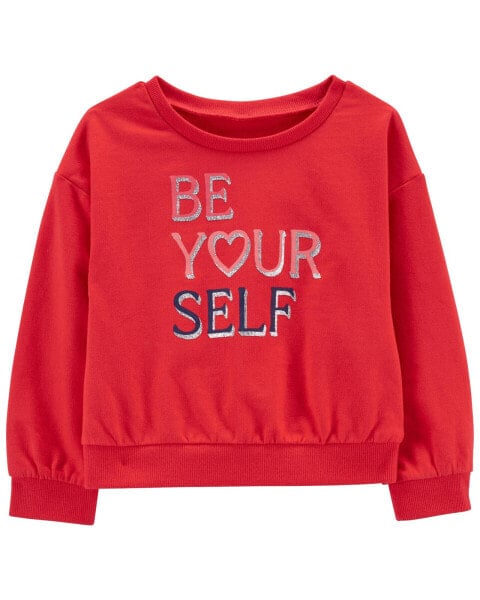 Toddler "Be Yourself" Crewneck 4T