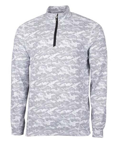 Men's Traverse Camo Print Half Zip T-Shirt