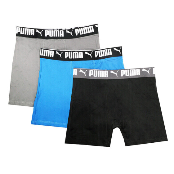 Puma 3Pack Athletic Fit Boxer Briefs Mens Size S 85970404