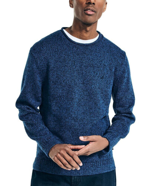 Men's Rolled Crewneck Sweater