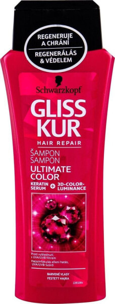 Gliss Kur Ultimate Color Shampoo szampon do włosów farbowanych tonowanych i rozjaśnianych 250ml