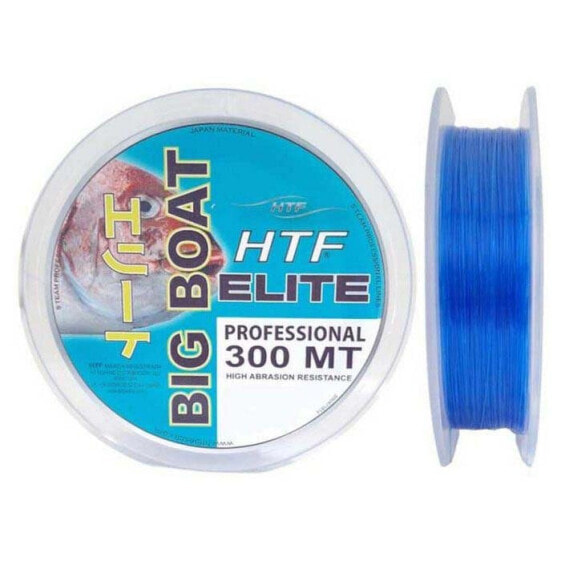 Монофильная леска для рыбалки HTF MATCH Elite Big Boat 300 м плавучая 0.45 / 0.50 / 0.60 мм (синий)