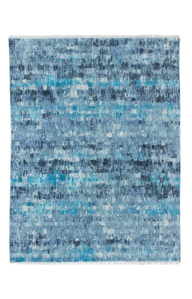 Designer Teppich - 305 x 241 cm - blau