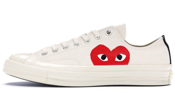 Кеды CDG x Converse 1970s Chuck Taylor All-Star Ox Comme des Garcons PLAY White 150207C