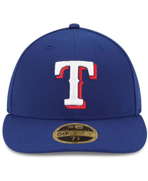 Men's Royal Texas Rangers Game Authentic Collection On-Field Low Profile 59FIFTY Fitted Hat