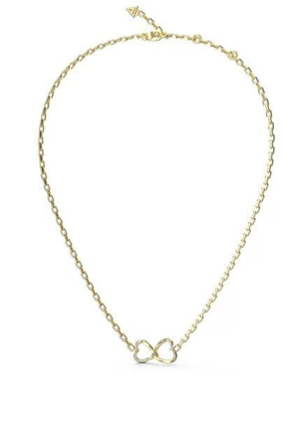 Mon Amour Delicate Gold Plated Heart Necklace JUBN04616JWYGT/U