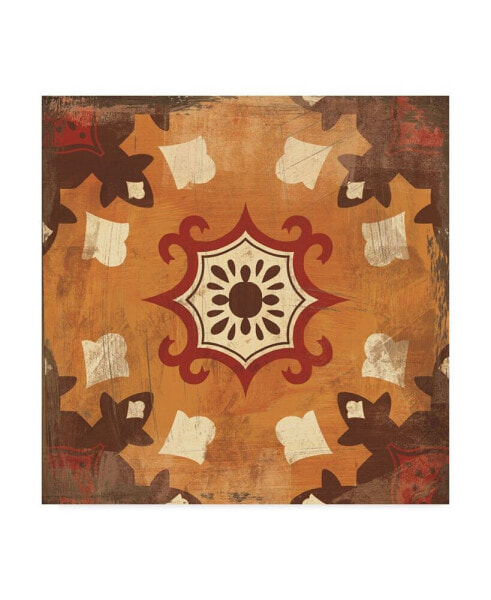 Cleonique Hilsaca Moroccan Tiles Spice III Canvas Art - 20" x 25"