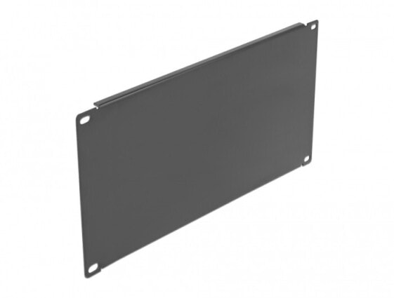 Delock 66665 - Blind panel - Black - Metal - 4U - 177.5 mm - 482 mm