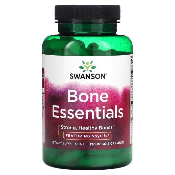 Витамины для мышц и суставов Swanson Bone Essentials Featuring SoyLife, 120 капсул