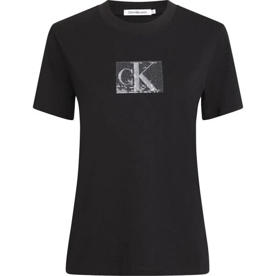 CALVIN KLEIN JEANS Sequin short sleeve T-shirt