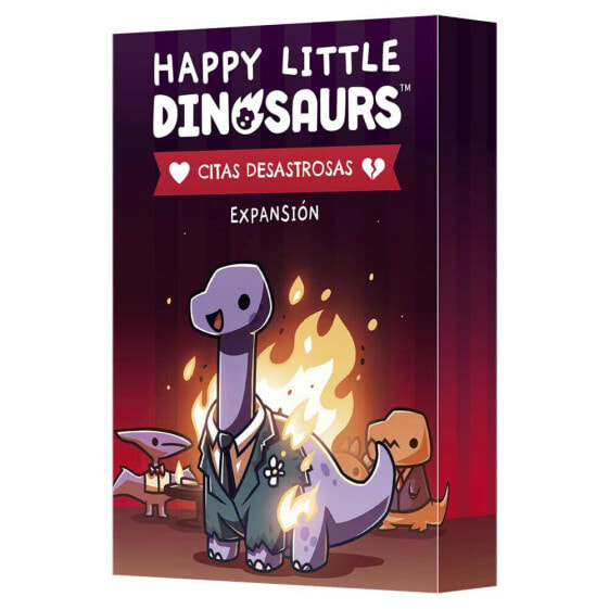 Настольная игра TeeTurtle Счастливые маленькие динозаврики: Катастрофические свидания