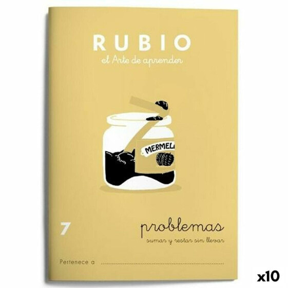 Тетрадь для математики Rubio Nº 7 A5 испанский 20 Листов (10 штук)