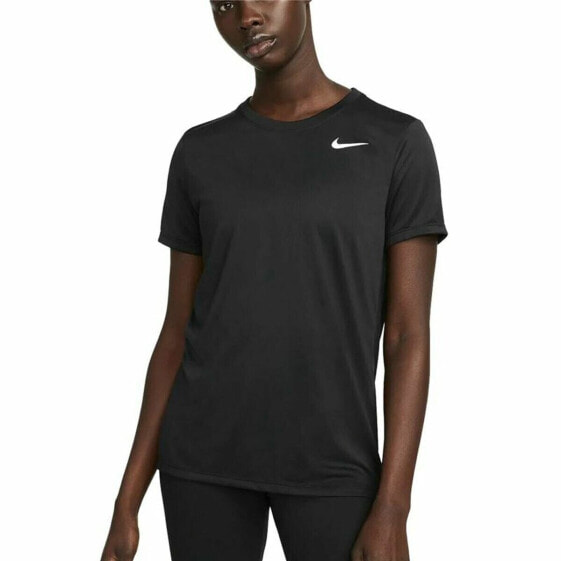Футболка женская Nike Dri-FIT короткий рукав Чёрный