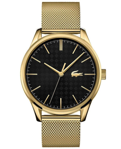 Men's Vienna Gold Plated Bracelet Watch 42mm