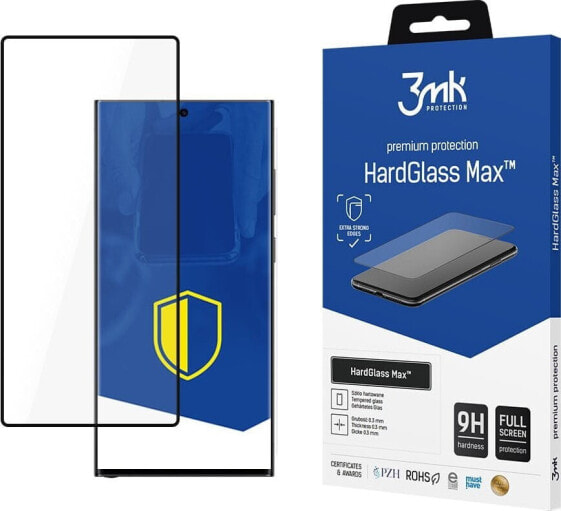 3MK Wzmocnione szkło hartowane na Samsung Galaxy S24 Ultra - HardGlass Max