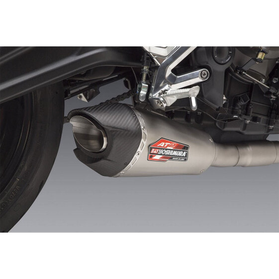 YOSHIMURA USA Race Series AT2 Trident 660 21-22 Not Homologated Stainless Steel&Carbon Full Line System