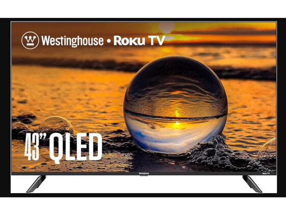 Телевизор Westinghouse QX Series 43" Edgeless QLED 4K UHD Roku TV (WR43QX400, 2024)