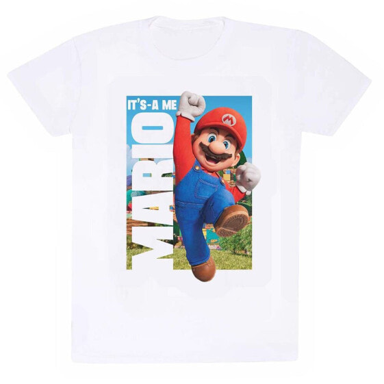 HEROES Super Mario Bros Its A Me Mario short sleeve T-shirt