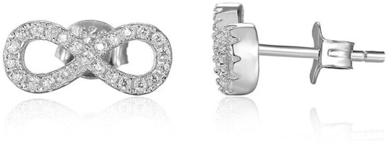 Silver Infinity Earrings AGUP1192