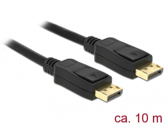 Delock 84862 - 10 m - DisplayPort - DisplayPort - Male - Male - 3840 x 2160 pixels