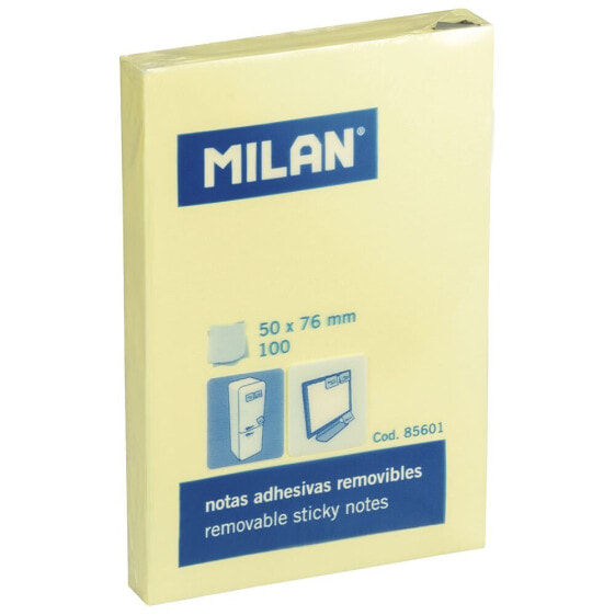 MILAN Pad 100 Adhesive Notes 50x76 mm