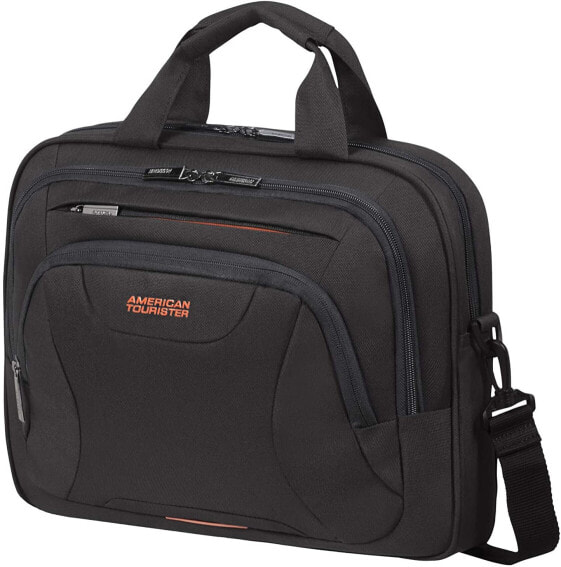 AMERICAN TOURISTER AT Work Laptop Bag, Black (black/orange), briefcase