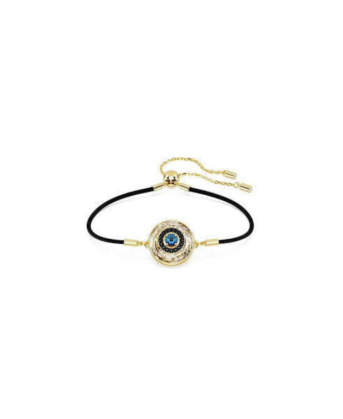 Evil Eye, Multicolored, Gold-Tone Plated Symbolica Bracelet