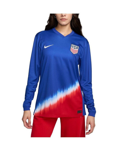 Women's Blue USMNT 2024 Away Replica Long Sleeve Jersey