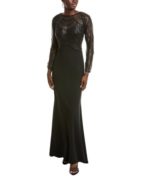 Tadashi Shoji Embellished Gown Women's