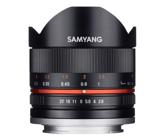 Samyang 8mm F2.8 UMC Fish-eye II - Wide fish-eye lens - 11/8 - Canon M