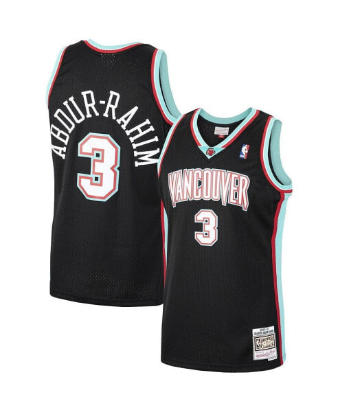 Men's Shareef Abdur-Rahim Black Vancouver Grizzlies 2000-2001 Hardwood Classics Swingman Jersey