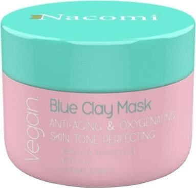 Nacomi NACOMI_Vegan Blue Clay Mask Anti Aging Oxygenating maska niebieska przeciwzmarszczkowo dotleniająca 50ml