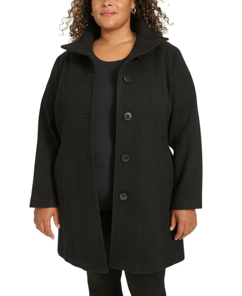 Womens Plus Size Walker Coat, Created for Macys