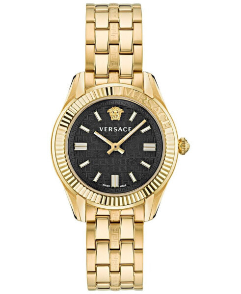 Часы Versace Swiss Greca Time Gold Ion Plated Watch
