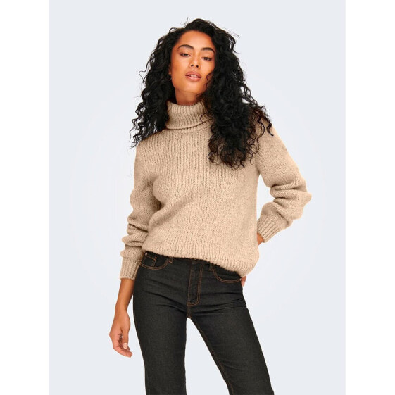 JDY Dinea Solid Roll Neck Sweater