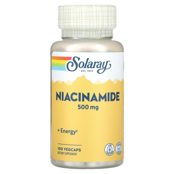 Niacinamide, 500 mg, 100 VegCaps