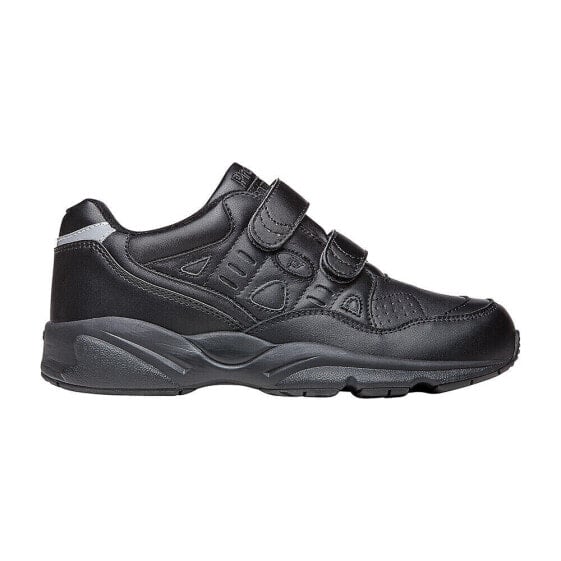 Propet Stability Walker Strap Walking Womens Black Sneakers Athletic Shoes W203