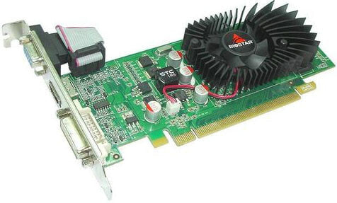 Biostar GeForce 210 - GeForce 210 - 1 GB - GDDR3 - 64 bit - 2560 x 1600 pixels - PCI Express x16 2.0