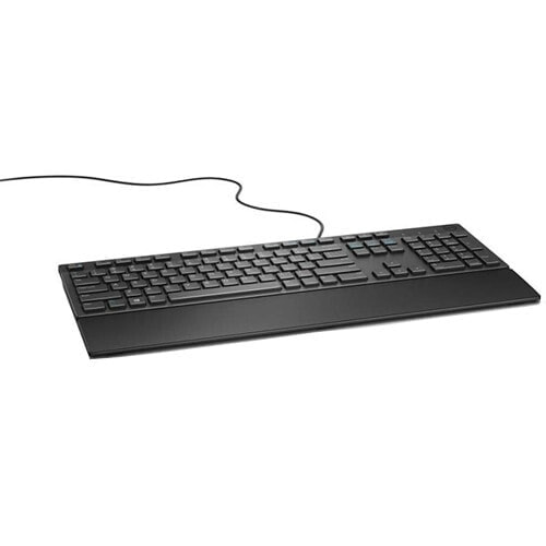 Dell KB216 - Full-size (100%) - Wired - USB - Membrane - QWERTY - Black