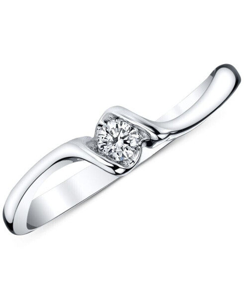 Diamond Ring (1/10 ct. t.w.) in 14k White Gold