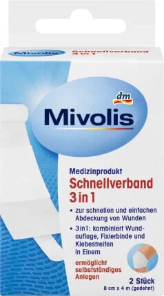 Schnellverband 3in1, 2 St