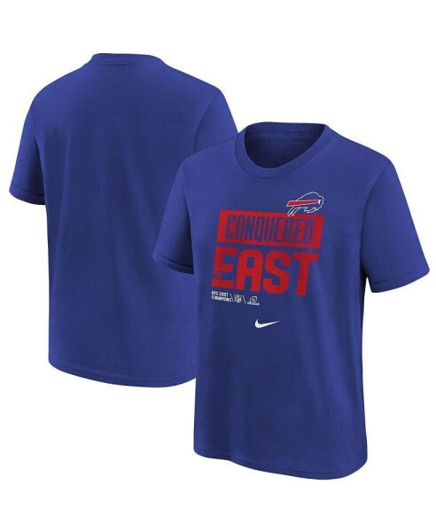 Футболка для малышей Nike коллекция Футболки Победителей Дивизиона AFC East Buffalo Bills 2022 года, королевская