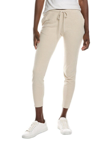 Barefoot Dreams Cozychic Ultra Lite Dropped Seam Jogger Pant Women's White L