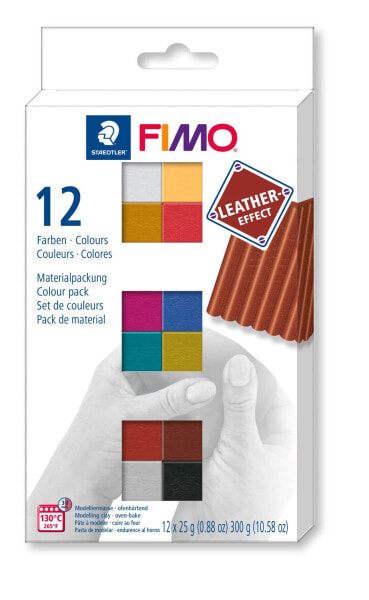STAEDTLER FIMO 8013 C - Modeling clay - Assorted colours - Adult - 12 pc(s) - 130 °C - 30 min
